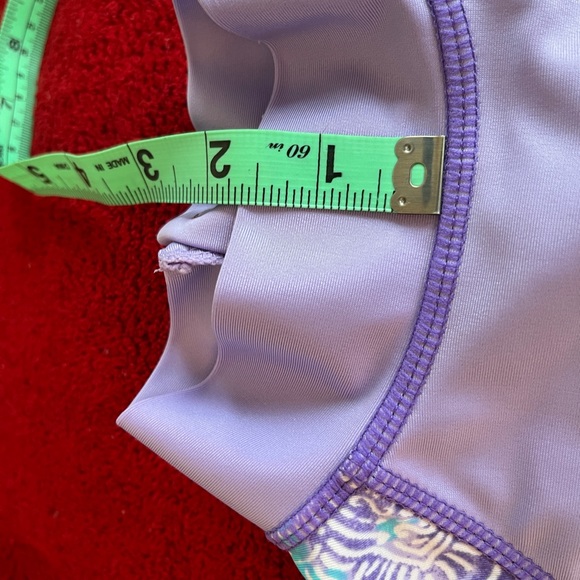 UV Skins Violet Mock Neck Rash Guard - 2T - Picture 8 of 8